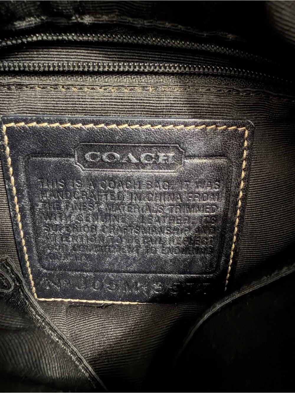Vintage Coach Soho Signature Slim Duffle (Style No. 3577)